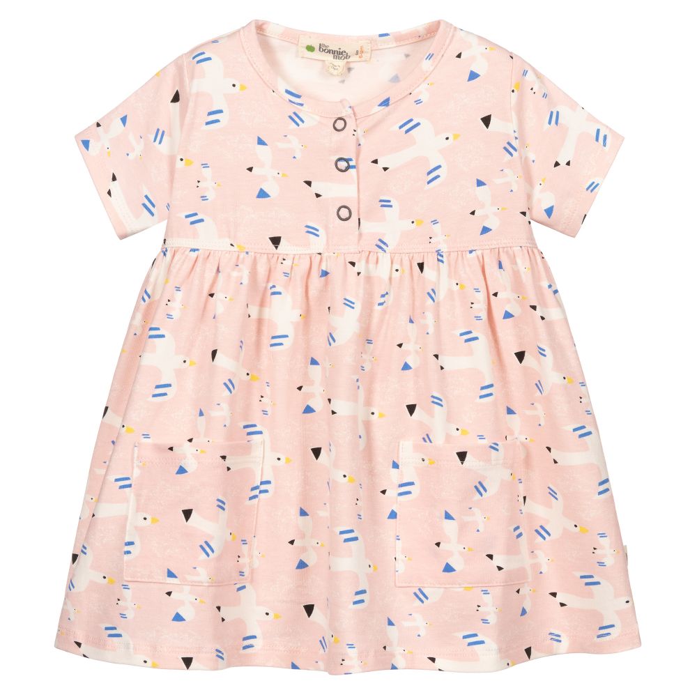 The Bonniemob-Baby Girls Seagull Dress | Childrensalon Outlet