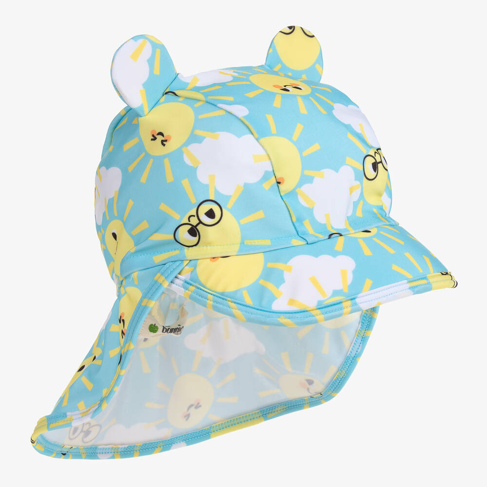 The Bonnie Mob - Blue Sunshine Sun Protective Hat (UPF 50+) | Childrensalon