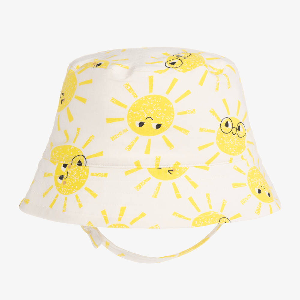 The Bonnie Mob - Cotton Sunshine Baby Bucket Hat | Childrensalon