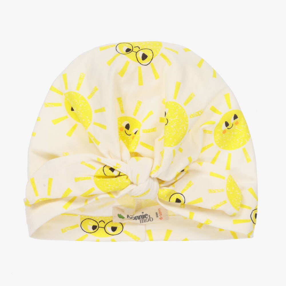 The Bonniemob - Turban en coton Sunshine bébé | Childrensalon