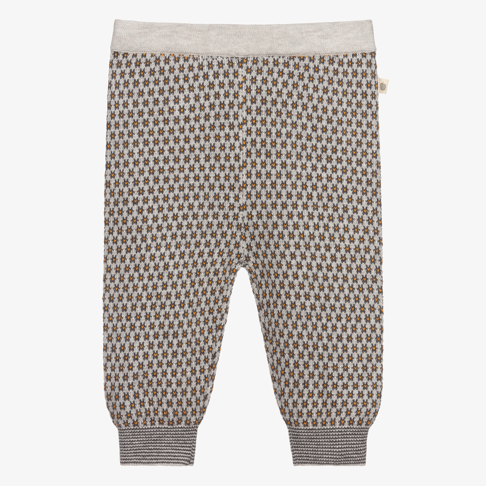 The Bonnie Mob - Grey Knitted Joggers | Childrensalon