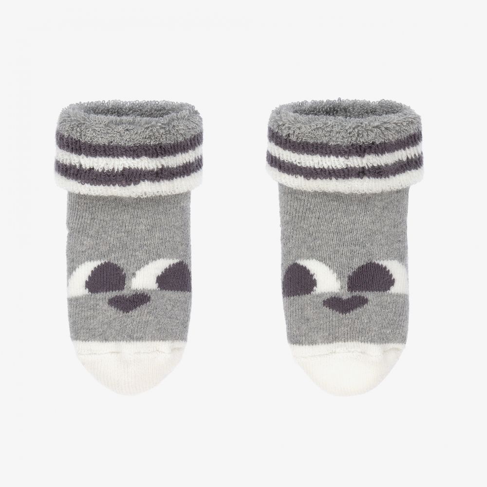 The Bonnie Mob - Grey Organic Cotton Socks | Childrensalon