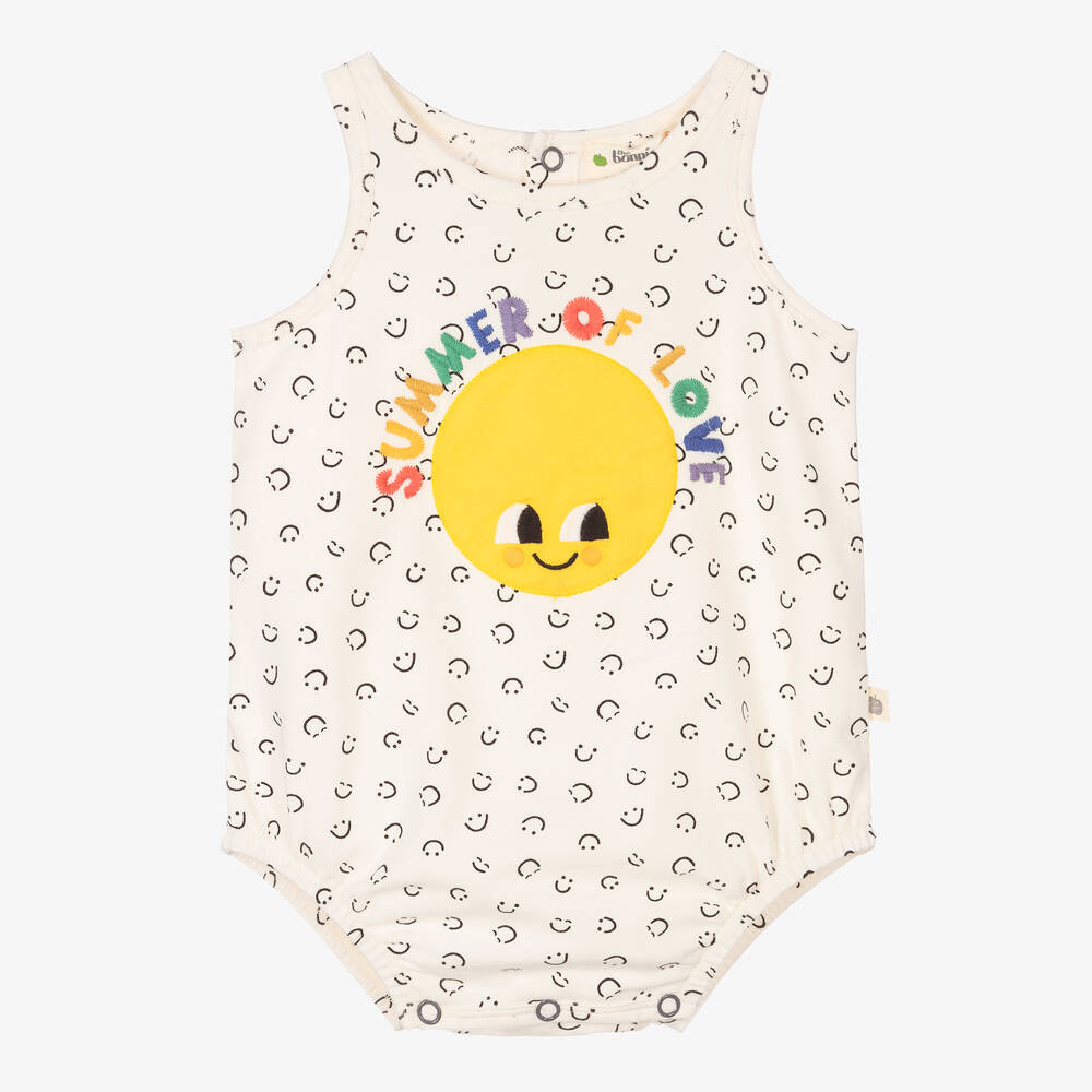 The Bonniemob-Ivory Cotton Summer Of Love Shortie | Childrensalon Outlet