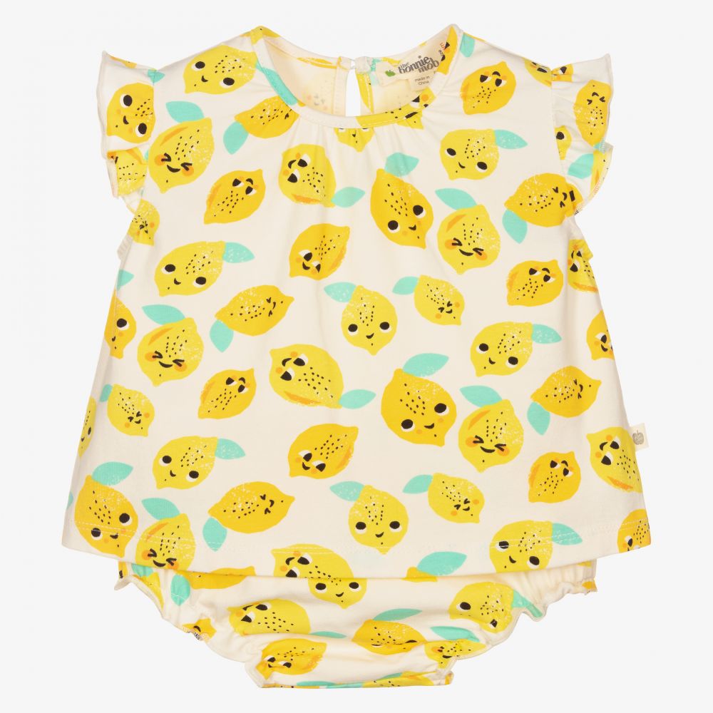 The Bonniemob - Organic Cotton Baby Shorts Set | Childrensalon