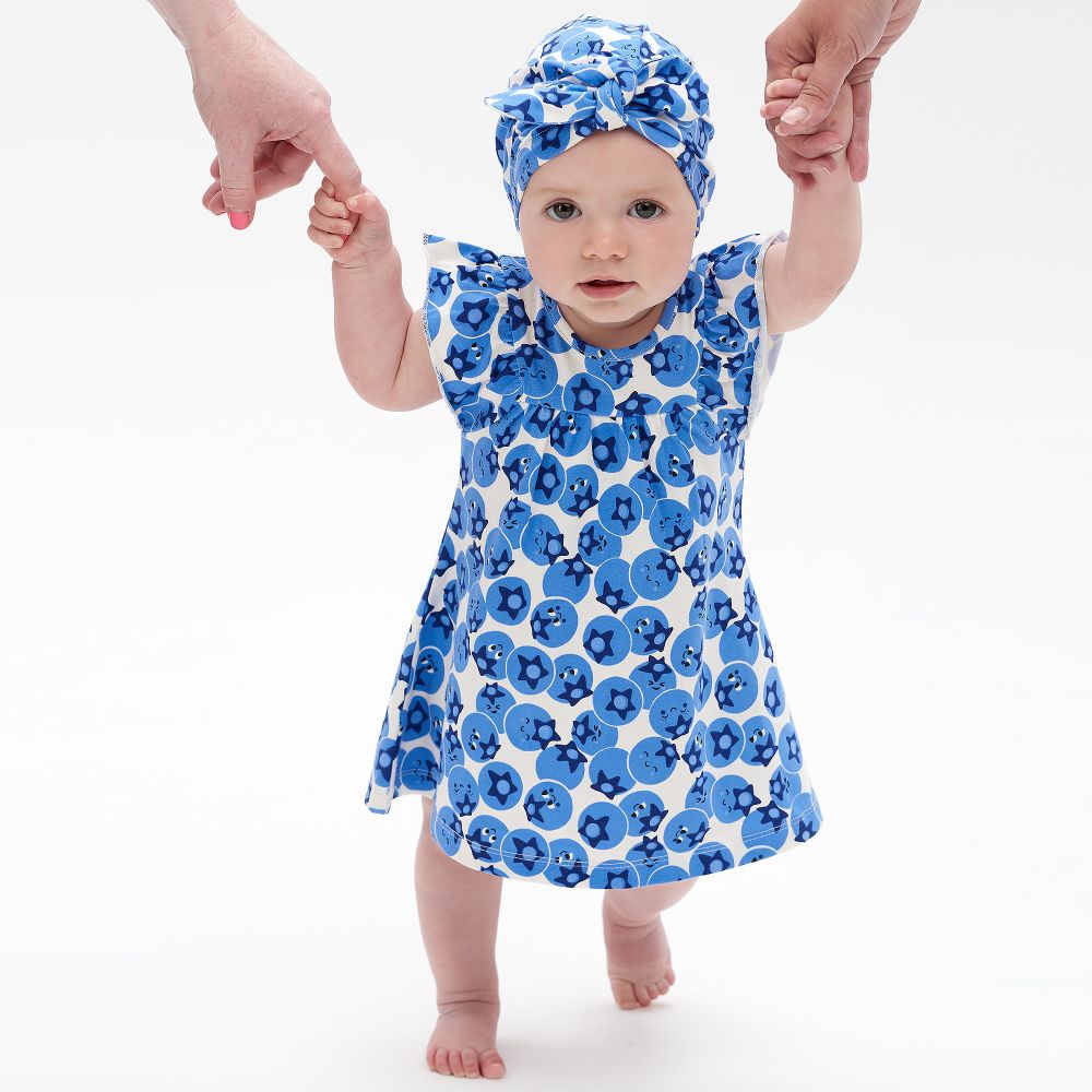 The Bonniemob - Organic Cotton Blueberry Dress 