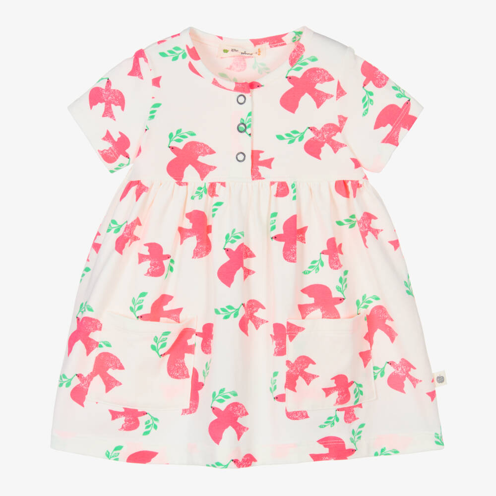The Bonniemob-Хлопковое платье с голубями | Childrensalon Outlet