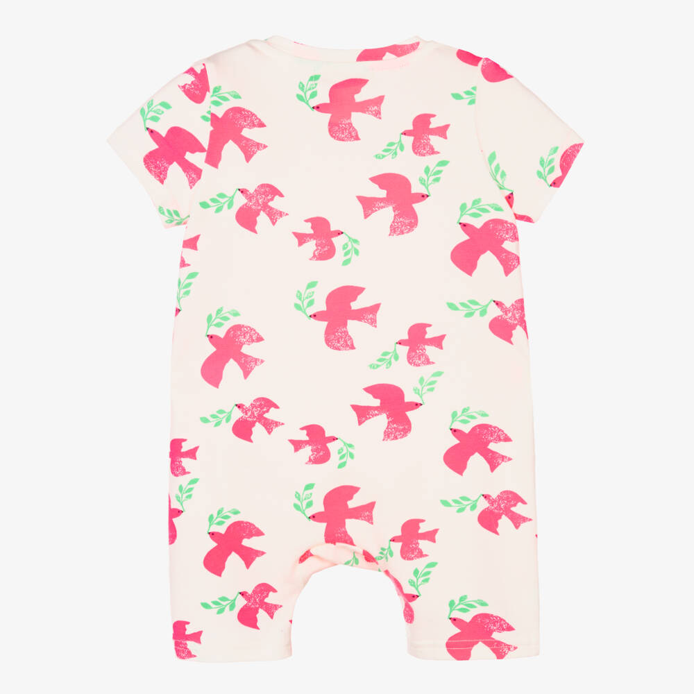 The Bonniemob-Baby Girls Cotton Doves Shortie | Childrensalon Outlet