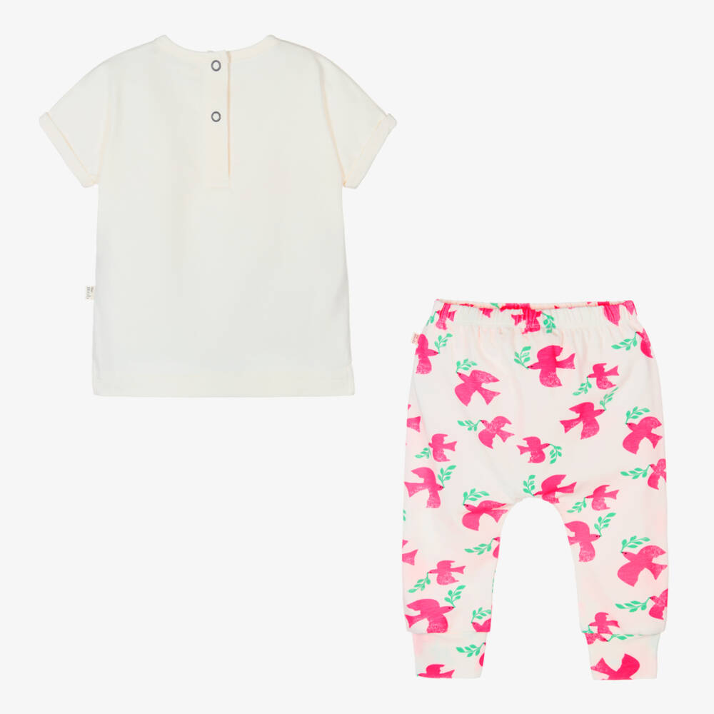 The Bonniemob-Топ и штанишки из хлопка с голубями | Childrensalon Outlet