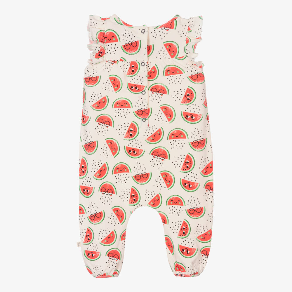 The Bonniemob-Хлопковый комбинезон с арбузами | Childrensalon Outlet