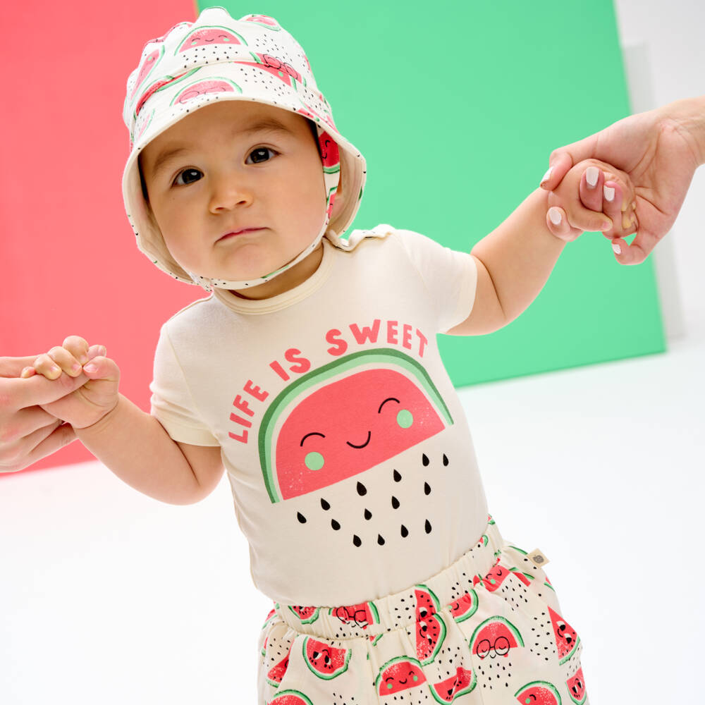 The Bonniemob-Хлопковая футболка с арбузом | Childrensalon Outlet