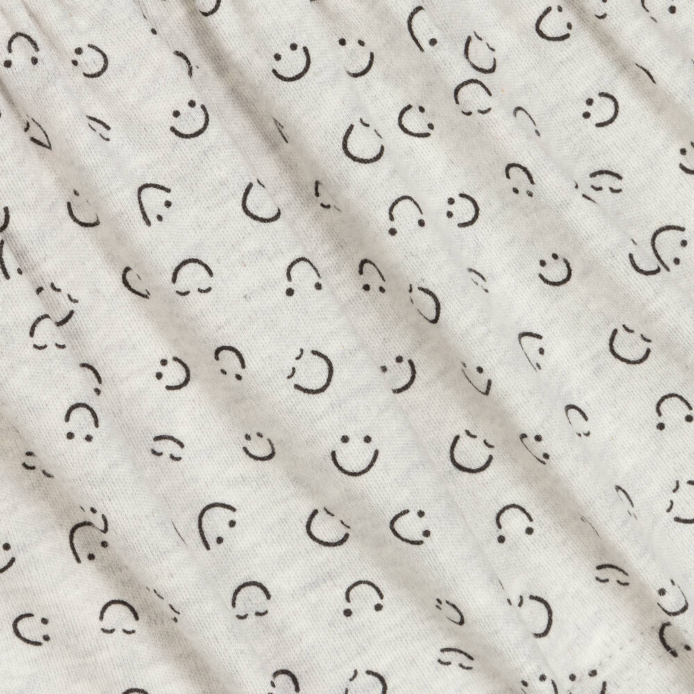 The Bonniemob-Серое хлопковое платье для малышек | Childrensalon Outlet