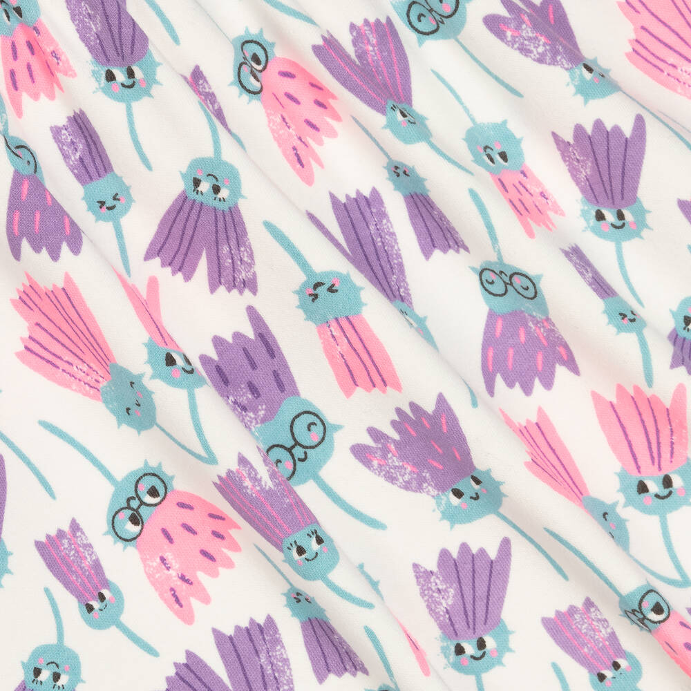 The Bonniemob-Baby Girls Ivory Cotton Dress | Childrensalon Outlet