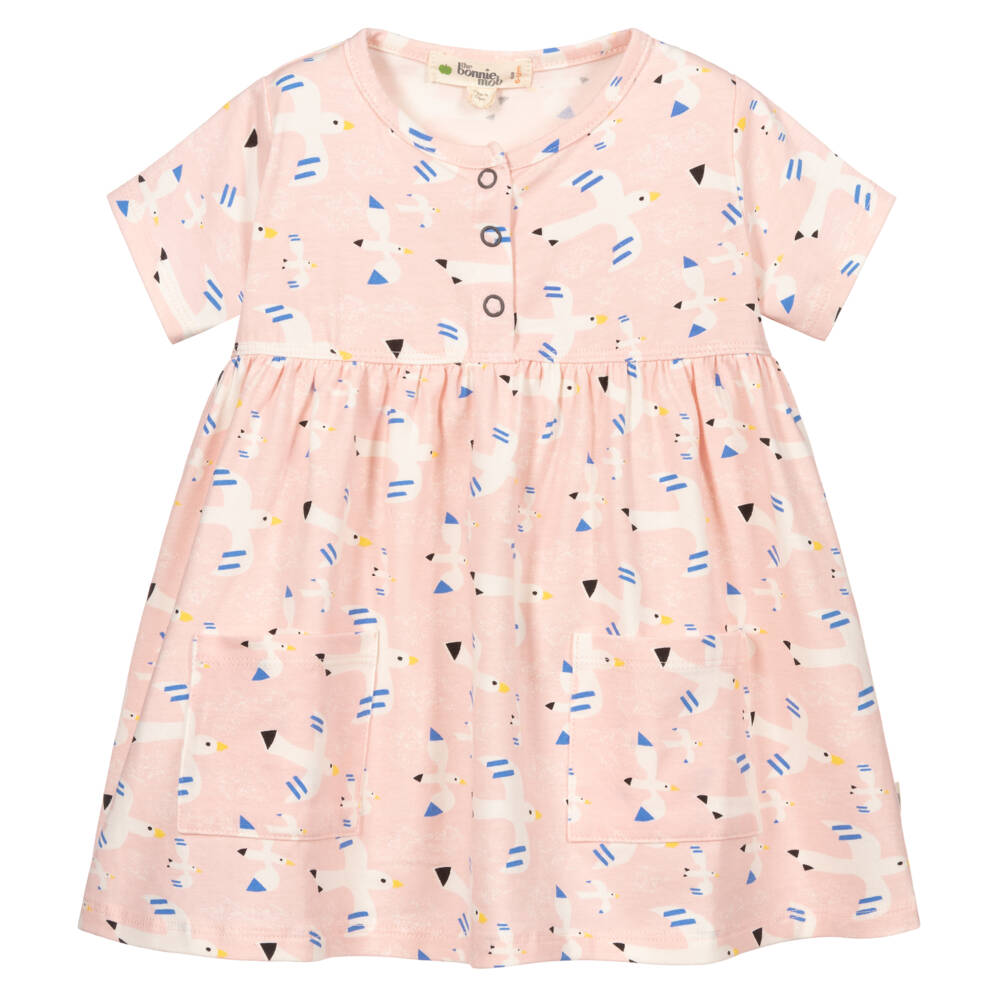 The Bonniemob-Baby Girls Seagull Dress | Childrensalon Outlet