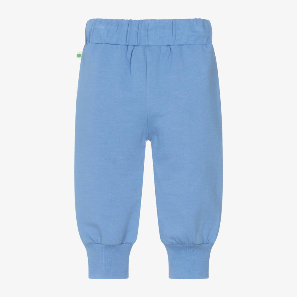 The Bonniemob-Boys Blue Fleece Joggers | Childrensalon Outlet