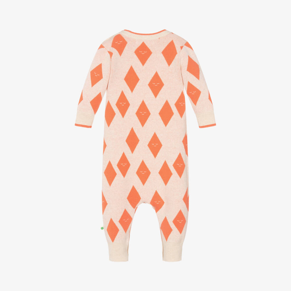 The Bonniemob-أفرول رومبر قطن محبوك لون عاجي للأطفال | Childrensalon Outlet