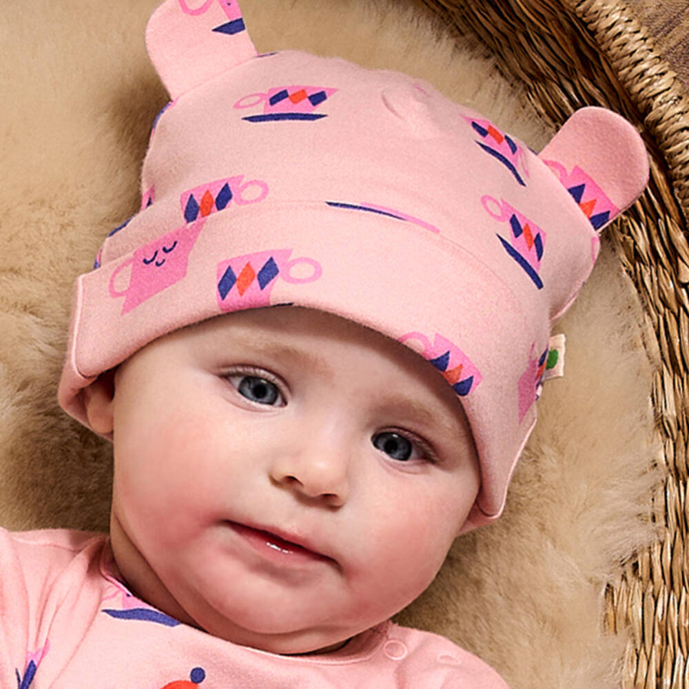 The Bonniemob-Girls' Pink Berry Tea Party Hat | Childrensalon Outlet