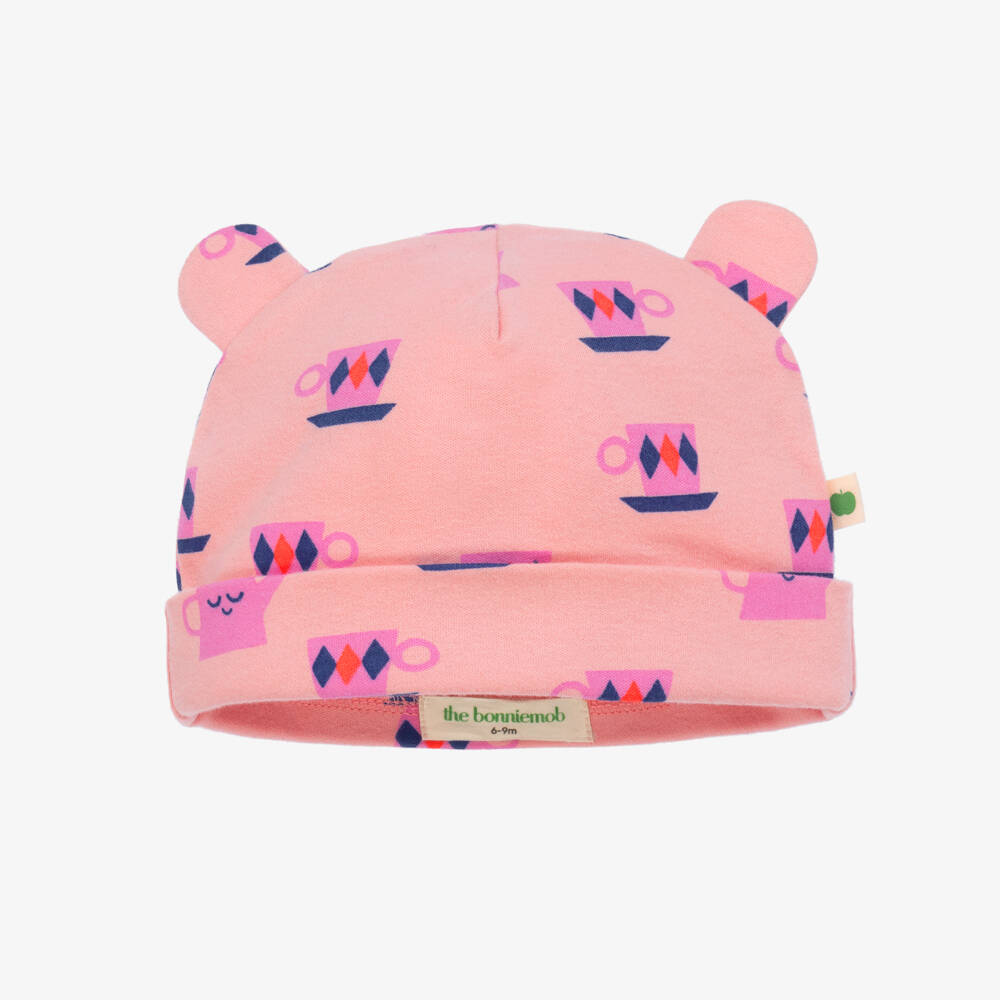 The Bonniemob-Girls' Pink Berry Tea Party Hat | Childrensalon Outlet