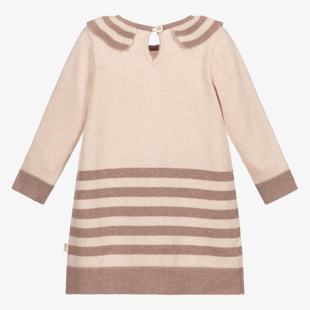 The Bonniemob-Розовое трикотажное платье для девочек | Childrensalon Outlet