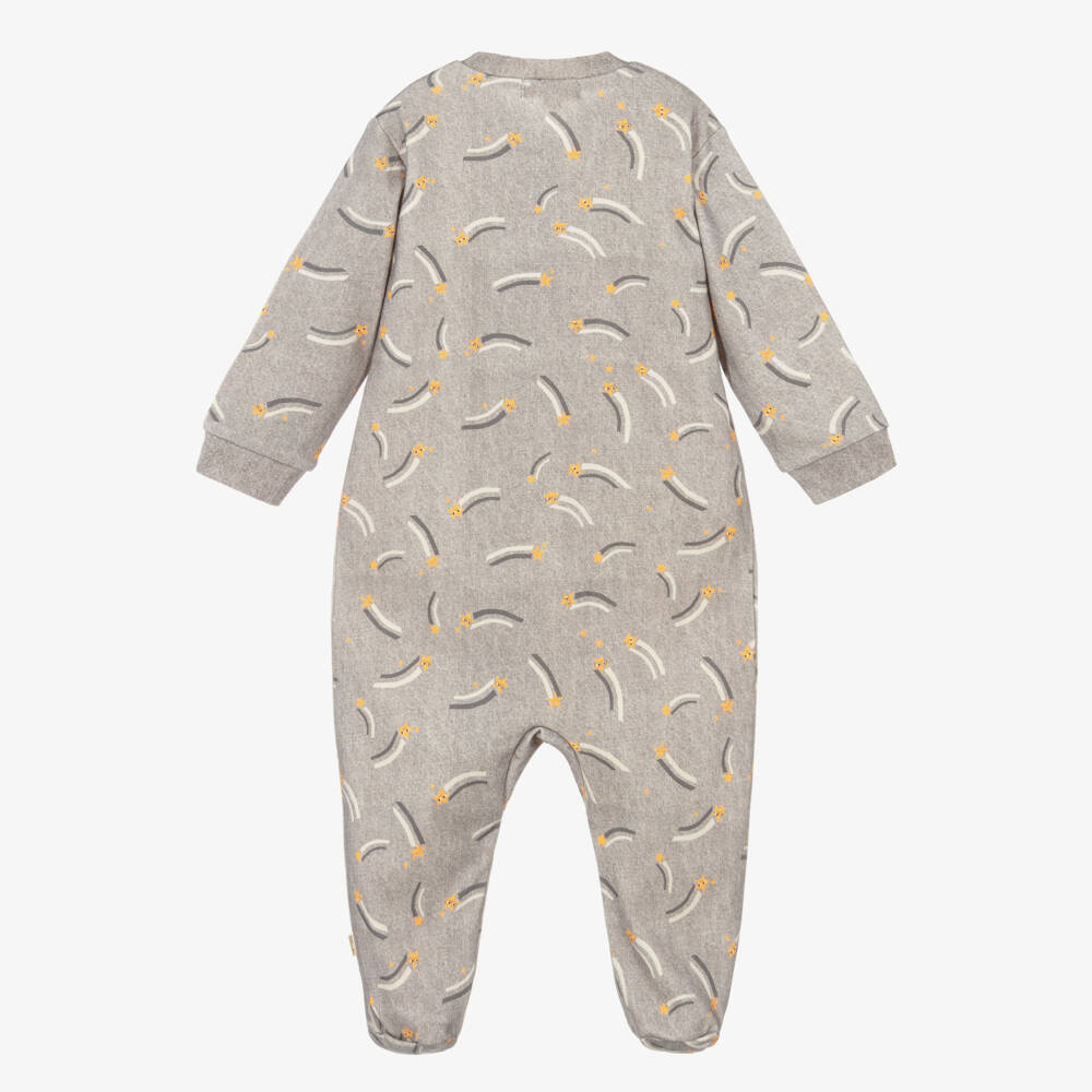 The Bonniemob-Серый комбинезон из органического хлопка | Childrensalon Outlet