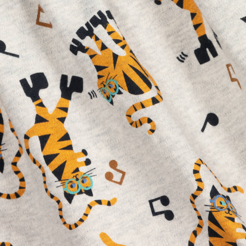 The Bonniemob-Серое платье из органического хлопка | Childrensalon Outlet