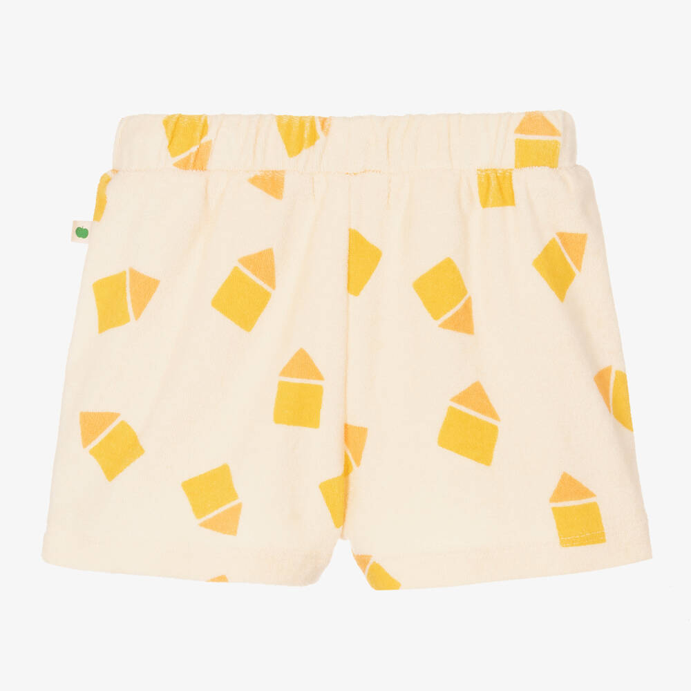 The Bonniemob-شورت قطن عضوي لون عاجي للأطفال | Childrensalon Outlet