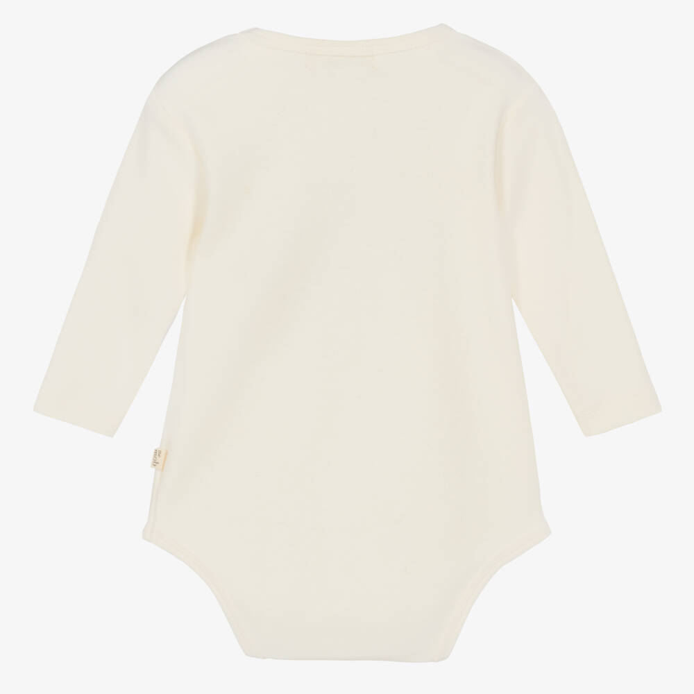 The Bonniemob-Кремовое хлопковое боди с тучками | Childrensalon Outlet