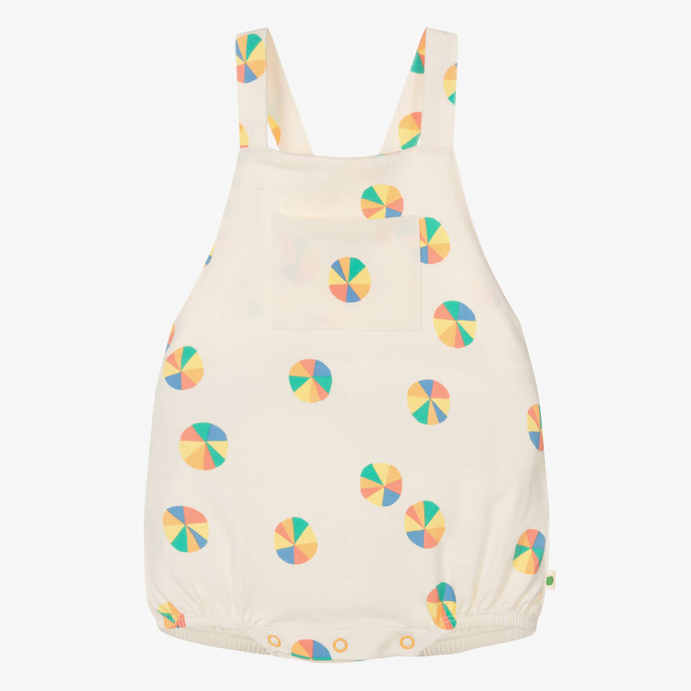 The Bonniemob-Ivory Organic Cotton Parasol Shortie | Childrensalon Outlet