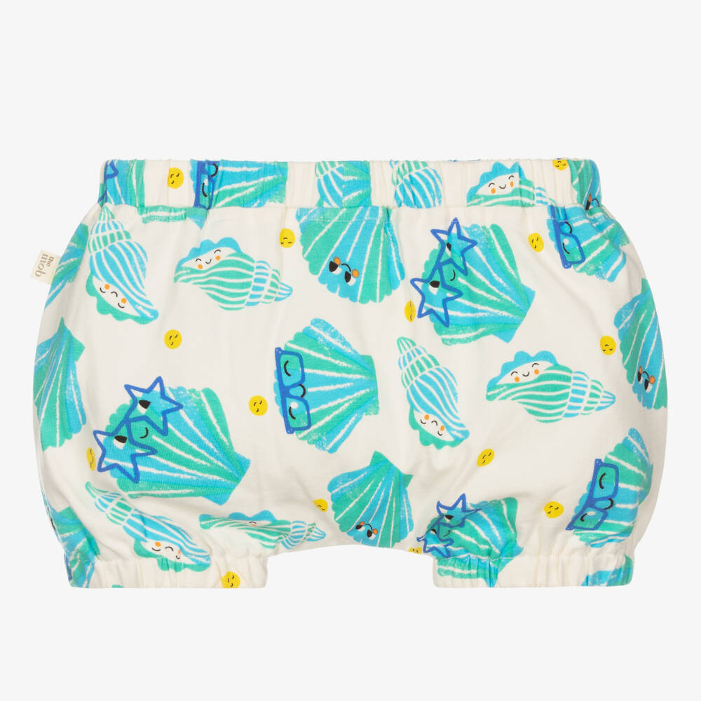 The Bonniemob-شورت قطن جيرسي لون عاجي للأطفال | Childrensalon Outlet