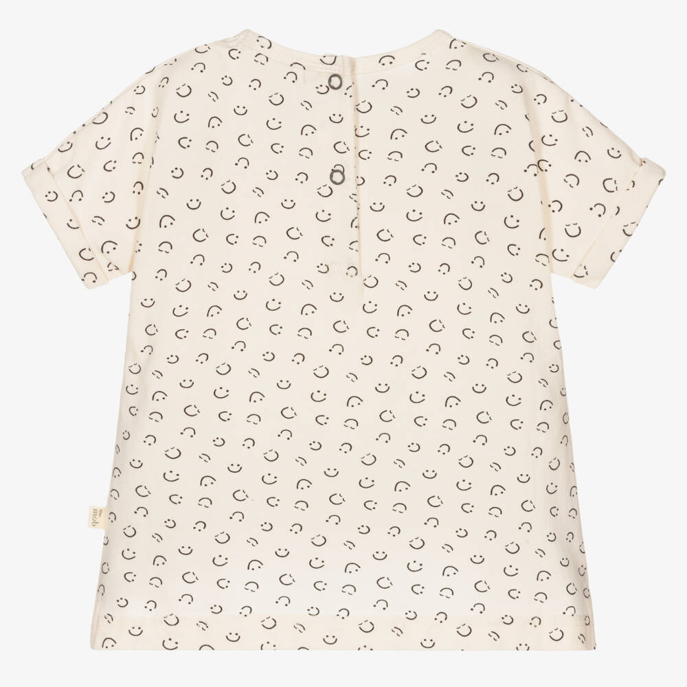 The Bonniemob-تيشيرت قطن جيرسي لون عاجي للأطفال | Childrensalon Outlet