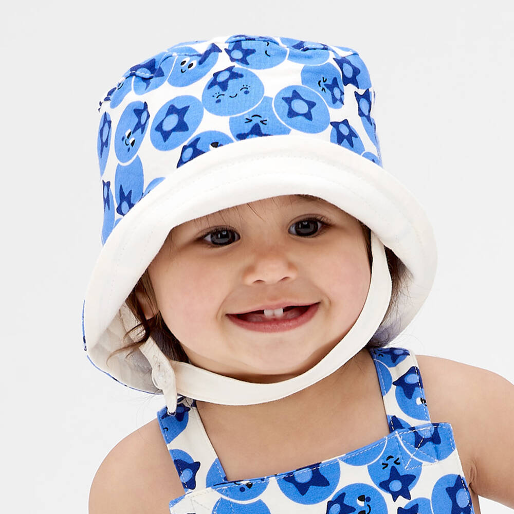 The Bonniemob-قبعة للشمس قطن عضوي لون عاجي للأطفال | Childrensalon Outlet