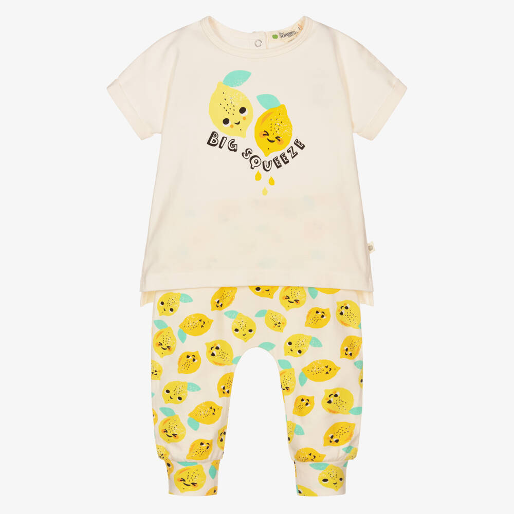 The Bonniemob-Organic Cotton Trouser Set | Childrensalon Outlet