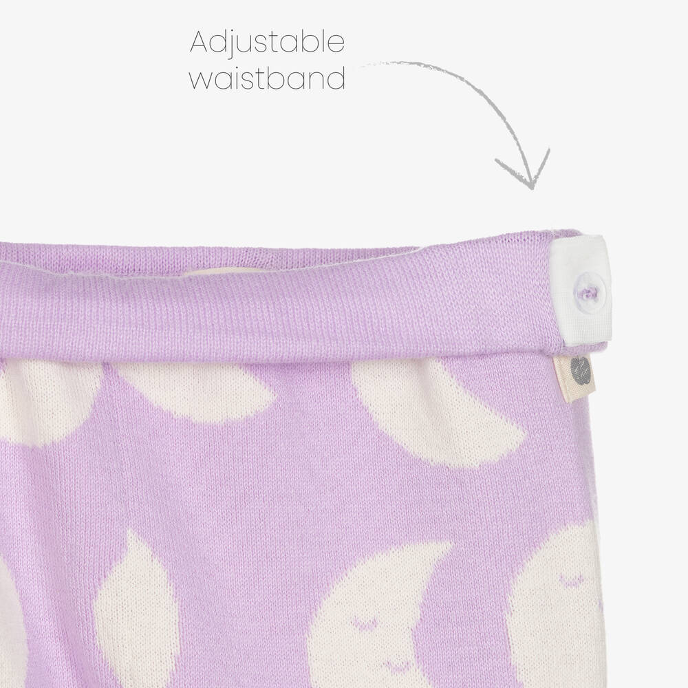 The Bonniemob-Фиолетовые трикотажные брюки для малышей | Childrensalon Outlet