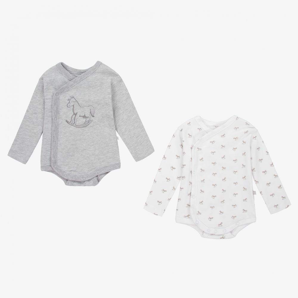 The Little Tailor - Weiße Bodys für Babys (2er-Pack) | Childrensalon