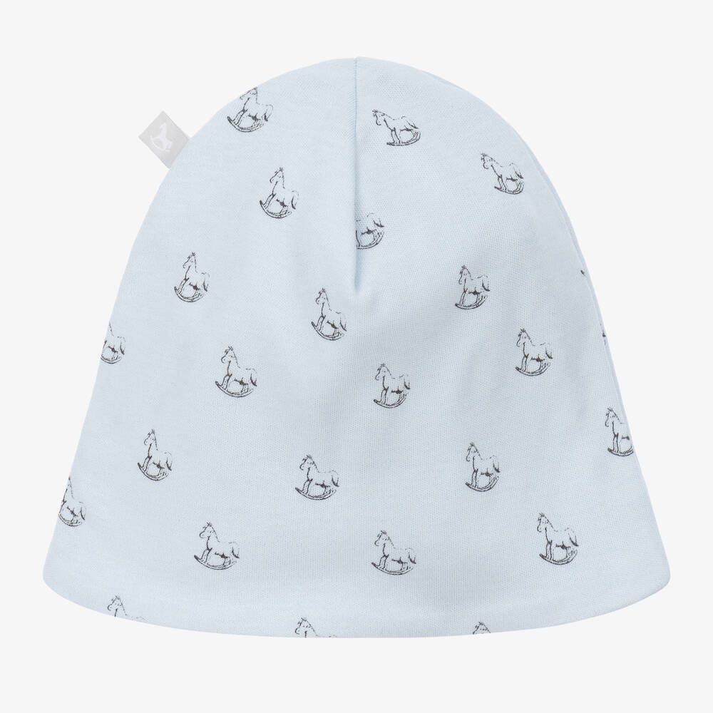 The Little Tailor - Blue Cotton Baby Hat | Childrensalon