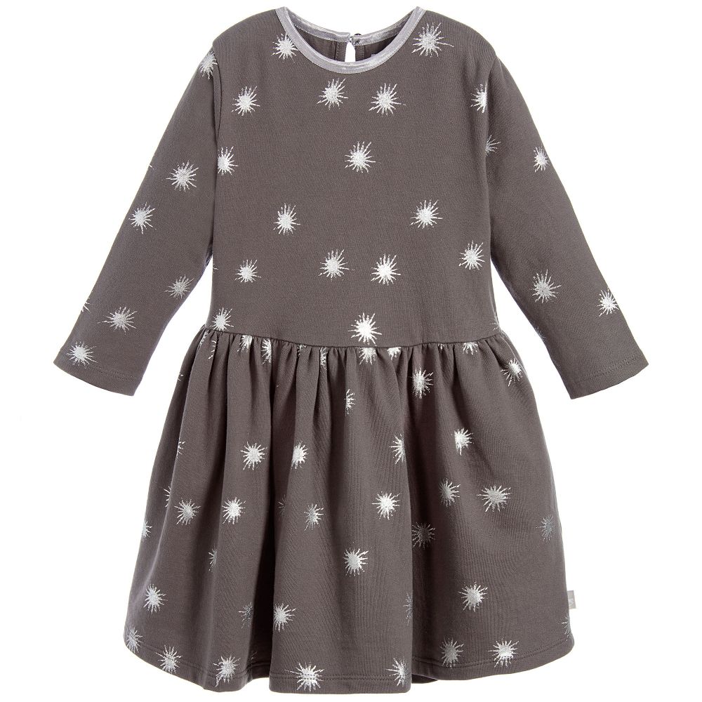 The Little Tailor-Girls Dark Grey Jersey Dress | Childrensalon Outlet