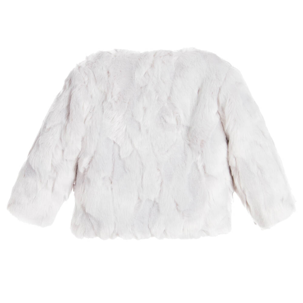 The Little Tailor Girls Faux Fur Jacket Childrensalon Outlet