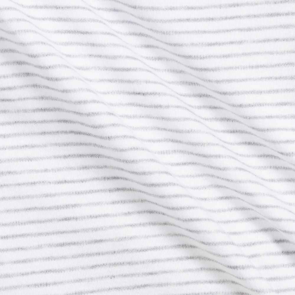 The Little Tailor-Grey Striped Cotton Baby Top | Childrensalon Outlet