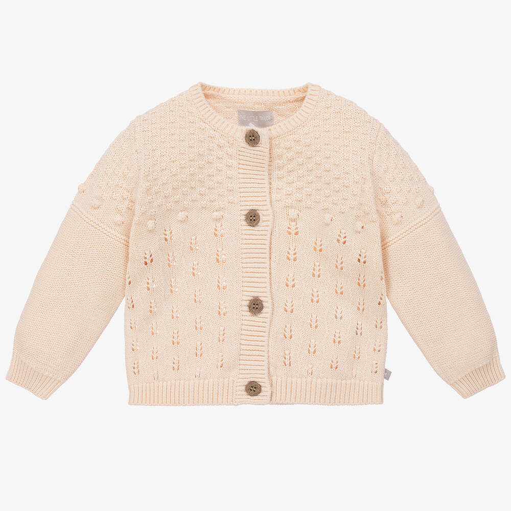 The Little Tailor - Rosa Strickjacke für Babys | Childrensalon