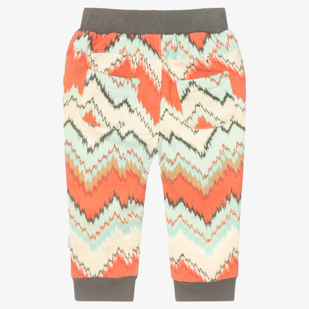 The Little Tailor-Zigzag Stripe Baby Joggers | Childrensalon Outlet