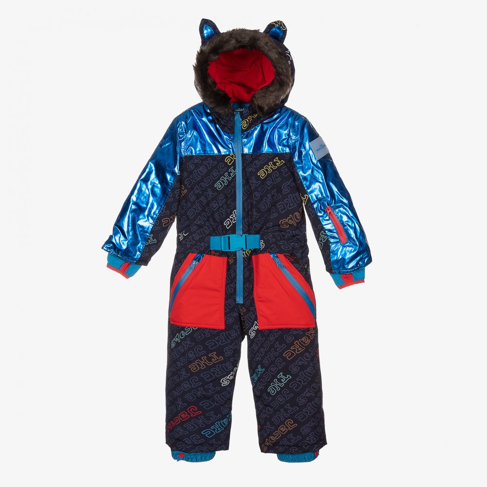 MARC JACOBS - Combinaison de ski rouge et bleue Garçon | Childrensalon
