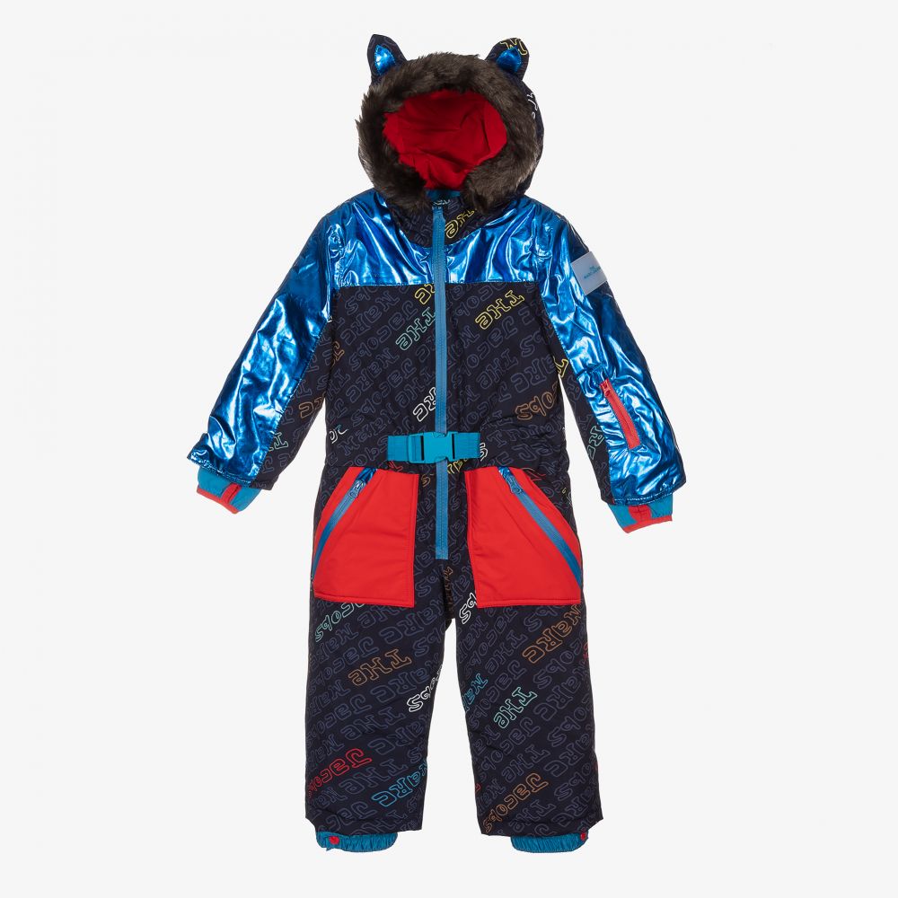 MARC JACOBS - Boys Red & Blue Snowsuit | Childrensalon