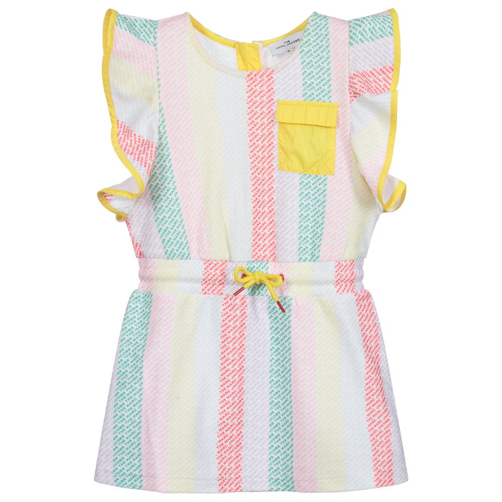 MARC JACOBS - فستان قصير بولي بطبعة ملونة | Childrensalon