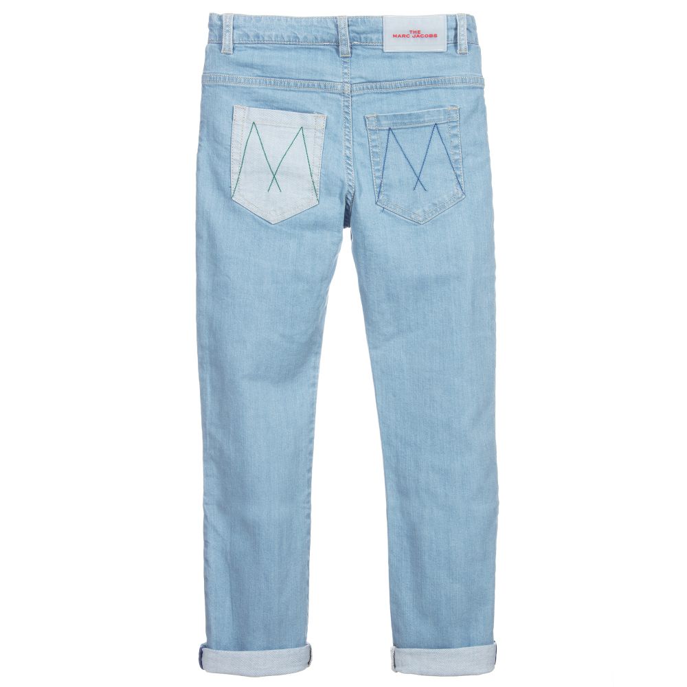 MARC JACOBS - Teen Blue Mascot Jeans | Childrensalon Outlet