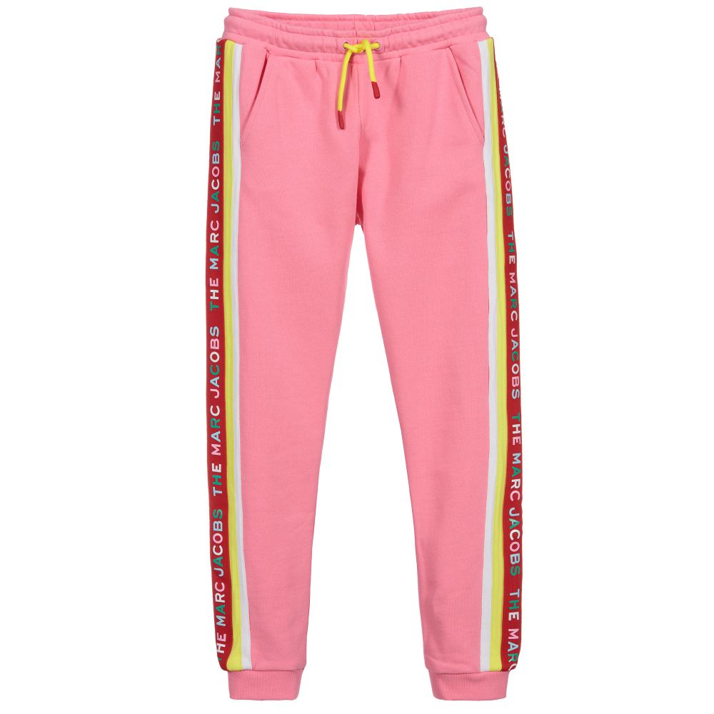 MARC JACOBS - Розовые спортивные брюки с логотипом для подростков | Childrensalon