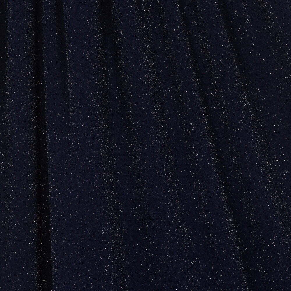 The Middle Daughter-Girls Navy Glitter Tiered Dress | Childrensalon Outlet