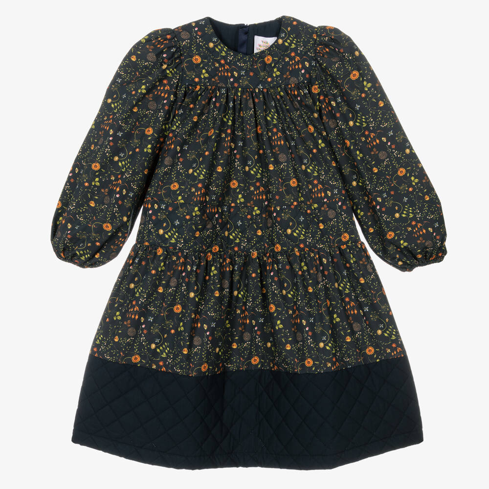 The Middle Daughter - Robe bleue botanique ado | Childrensalon