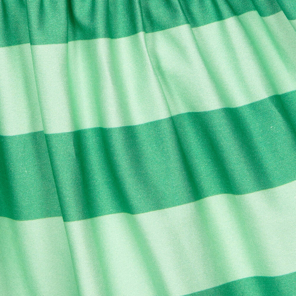 The Middle Daughter-Teen Girls Green Striped Cotton Dress | Childrensalon Outlet