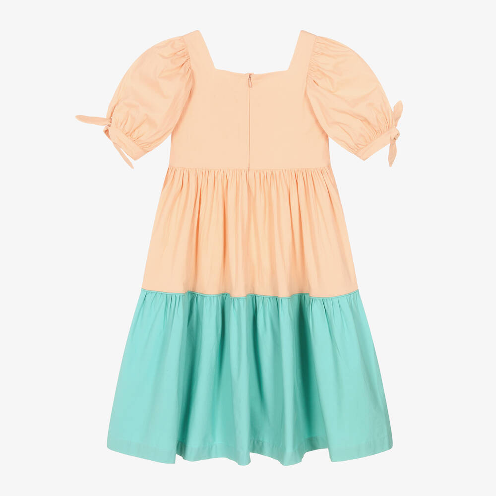 The Middle Daughter-Teen Girls Pink & Blue Cotton Dress | Childrensalon Outlet