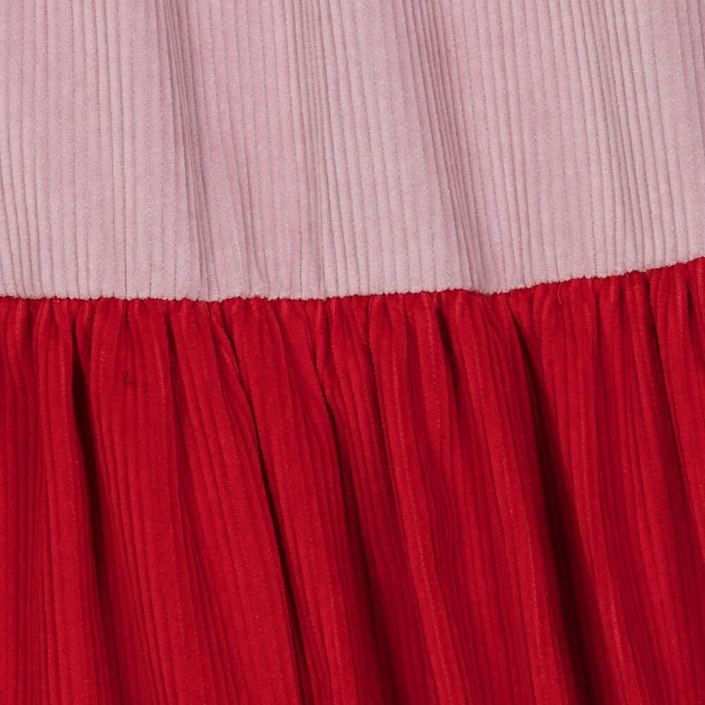 The Middle Daughter-Teen Girls Pink & Red Corduroy Dress | Childrensalon Outlet