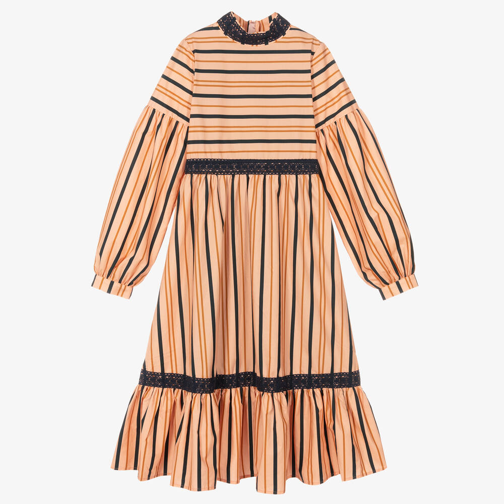 The Middle Daughter - Teen Girls Pink Striped Dress | Childrensalon